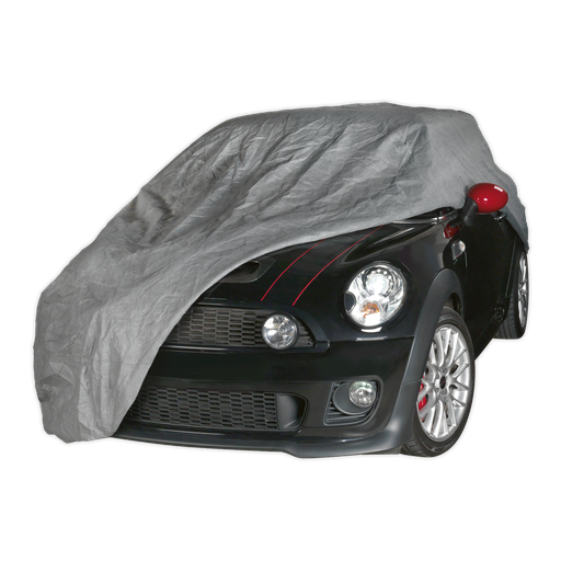 [SCCS] Sealey Premier 3-Layer All-Seasons Car Cover - Small