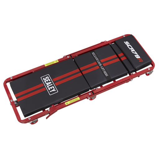 [SCR79] Steel Creeper/Seat with 7 Wheels & Adjustable Head Rest