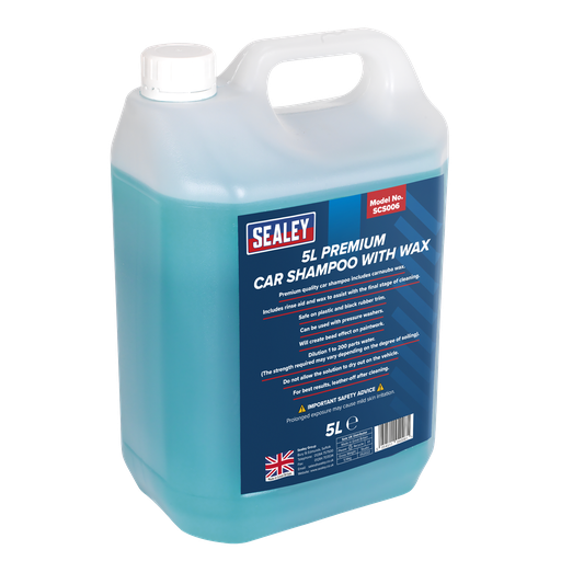 [SCS006] Sealey Car Shampoo Premium with Wax 5L