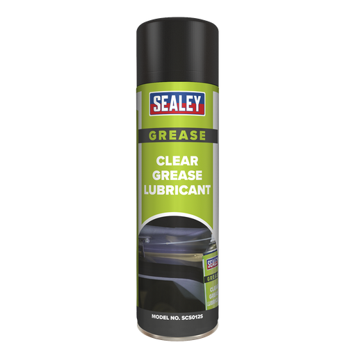 [SCS012] Sealey Clear Grease Lubricant 500ml - Pack of 6