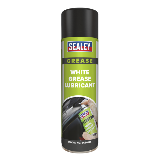 [SCS014] Sealey White Grease Lubricant 500ml - Pack of 6