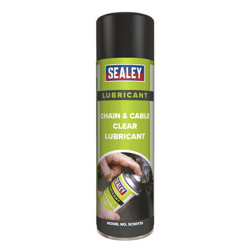 [SCS017] Chain & Cable Clear Lubricant 500ml - Pack of 6