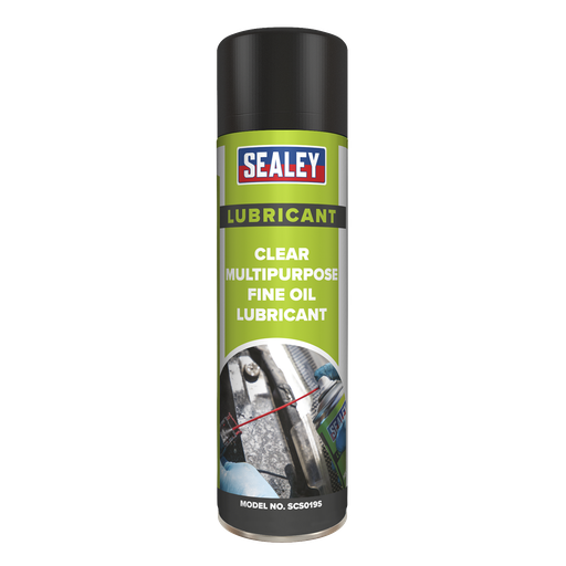 [SCS019S] Sealey Clear Multipurpose Fine Oil Lubricant 500ml