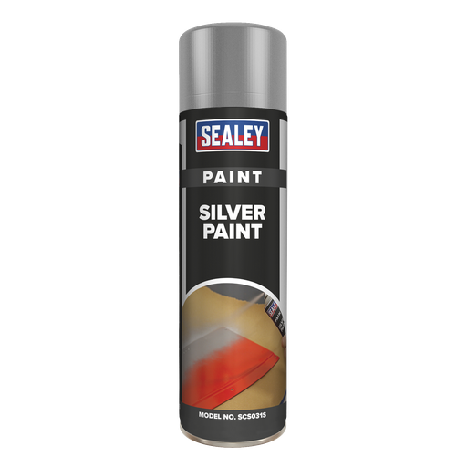 [SCS031S] Sealey Paint 500ml - Silver