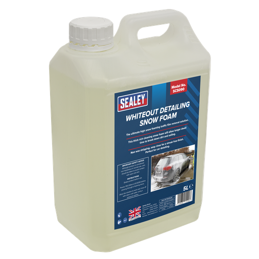 [SCS090] Sealey Whiteout Detailing Snow Foam 5L