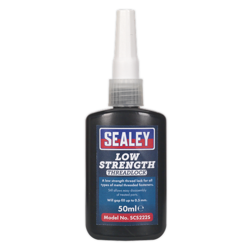 [SCS222S] Sealey Low Strength Thread Lock 50ml