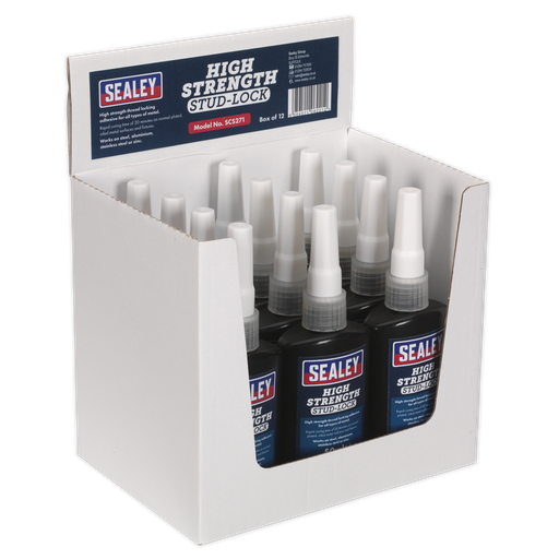 [SCS271] Sealey High Strength Stud Lock 50ml - Pack of 12
