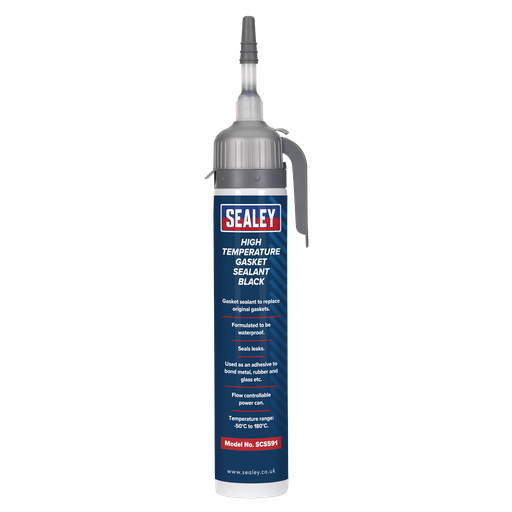 [SCS591] Sealey High Temperature Gasket Sealant Black 200ml