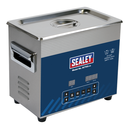 [SCT03] Sealey Ultrasonic Cleaner 3L