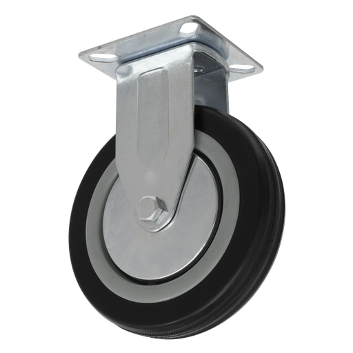 [SCW1125FP] Sealey 125mm Castor Wheel with Swivel Plate