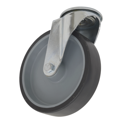 [SCW2100SBEM] Sealey 100mm Castor Wheel with Swivel Bolt Hole