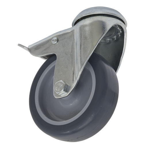 [SCW275SBL] Sealey 75mm Castor Wheel with Swivel Bolt Hole & Total Lock