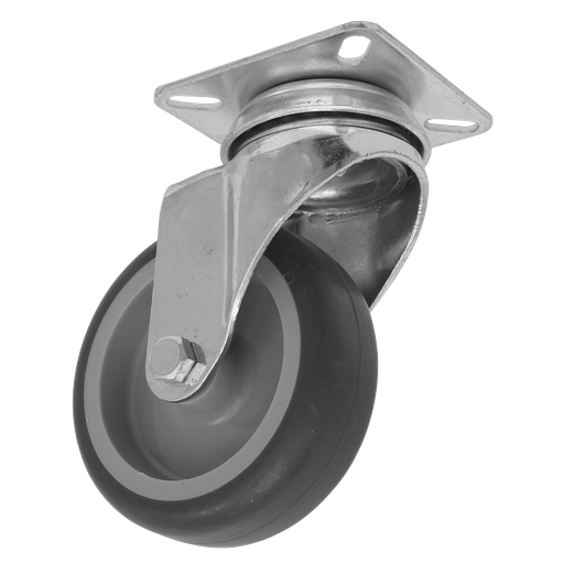 [SCW275SPEM] Sealey 75mm Castor Wheel with Swivel Plate
