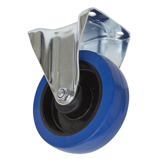 [SCW3160FP] Sealey 160mm Castor Wheel with Fixed Plate