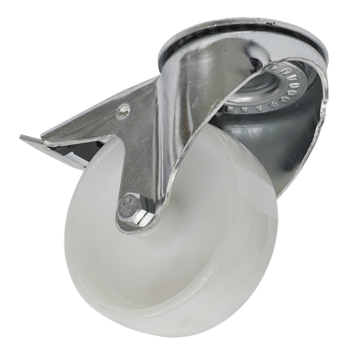 [SCW4100SBL] 100mm Castor Wheel with Swivel Bolt Hole & Total Lock