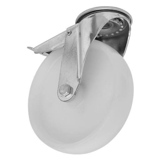 [SCW4100SBLEM] Sealey 100mm Castor Wheel with Bolt Hole & Total Lock