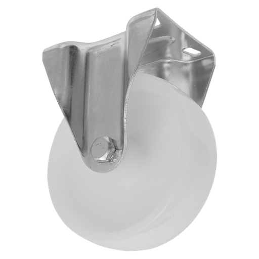 [SCW4125FPEM] Sealey 125mm Castor Wheel with Fixed Plate