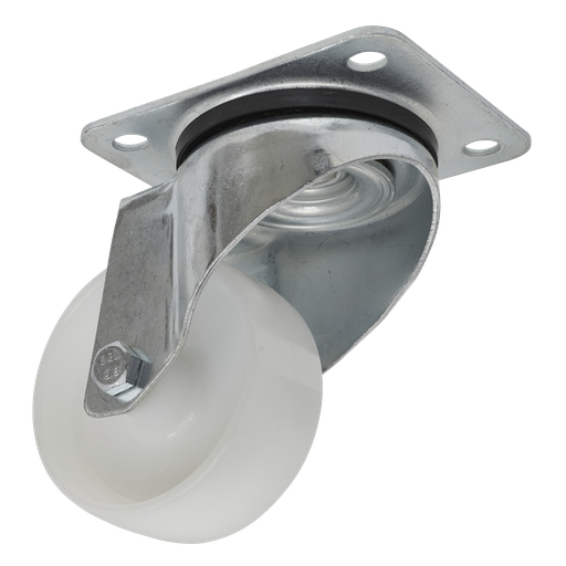 [SCW480SP] Sealey 80mm Castor Wheel with Swivel Plate