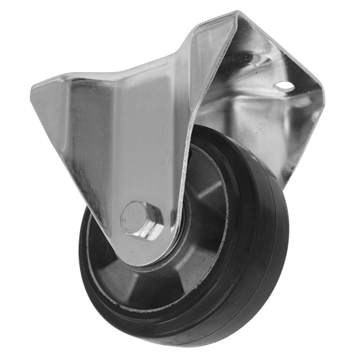 [SCW5125FPEM] Sealey 125mm Castor Wheel with Fixed Plate