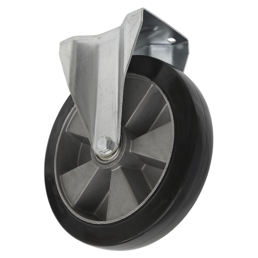 [SCW5200FPEM] Sealey 200mm Castor Wheel with Fixed Plate