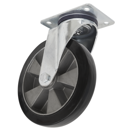 [SCW5200SPEM] Sealey 200mm Castor Wheel with Swivel Plate