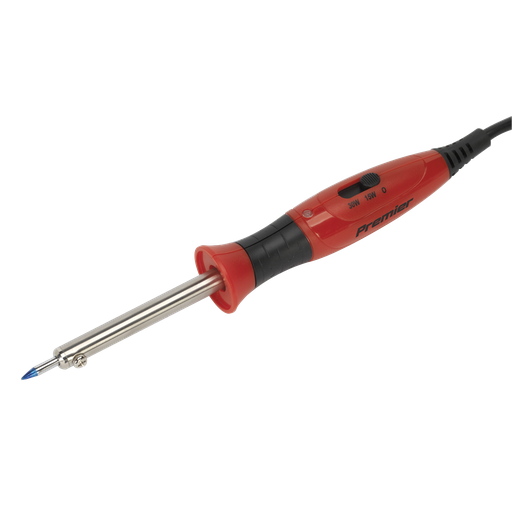 [SD1530] Sealey Premier Dual Wattage Professional Soldering Iron with Long-Life Tip 15/30W/230V