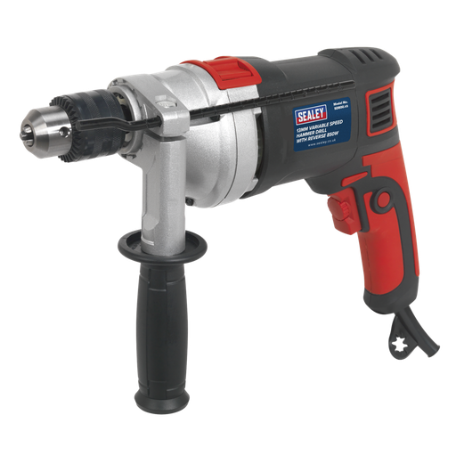 [SD800] Sealey 13mm Variable Speed Hammer Drill with Reverse 850W/230V