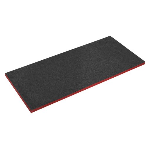 [SF30R] Sealey Easy Peel Shadow Foam® 1200 x 550 x 30mm - Red/Black