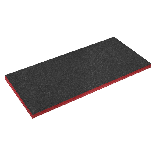 [SF50R] Sealey Easy Peel Shadow Foam® 1200 x 550 x 50mm - Red/Black