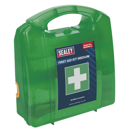 [SFA01M] Sealey First Aid Kit, Medium - BS 8599-1 Compliant