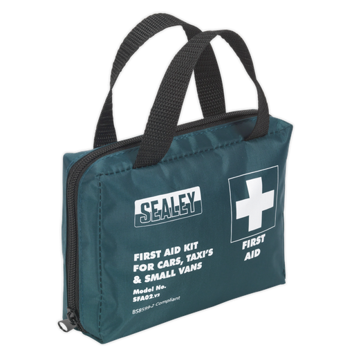 [SFA02] Sealey Medium First Aid Kit for Cars, Taxis & Small Vans - BS 8599-2 Compliant