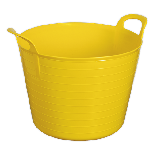 [SFT40Y] Sealey Heavy-Duty Flexi Tub 40L - Yellow