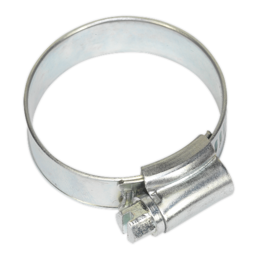 [SHC1X] Sealey Zinc Plated Hose Clip 25-38mm - Pack of 20