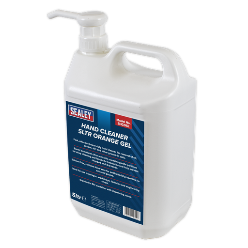 [SHCO5L] Sealey Orange Gel Hand Cleaner 5L