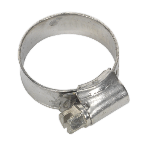 [SHCSS0] Sealey Stainless Steel Hose Clip 16-27mm - Pack of 10