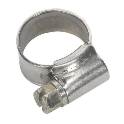 [SHCSS000] Sealey Stainless Steel Hose Clip 10-16mm - Pack of 10
