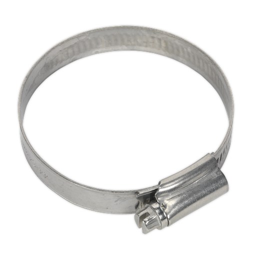 [SHCSS2A] Sealey Stainless Steel Hose Clip 44-64mm - Pack of 10