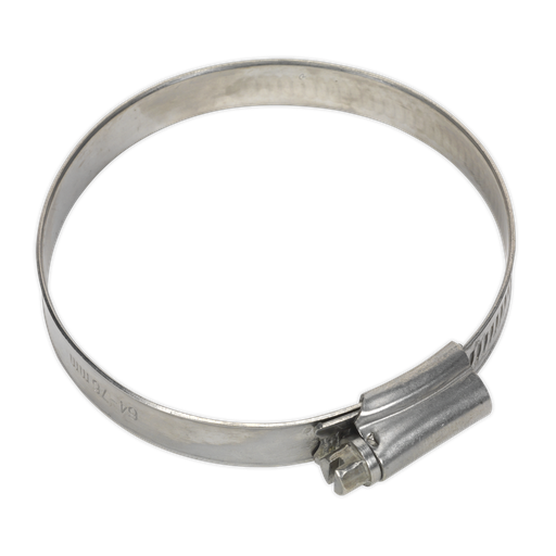 [SHCSS3] Sealey Stainless Steel Hose Clip 64-76mm - Pack of 10