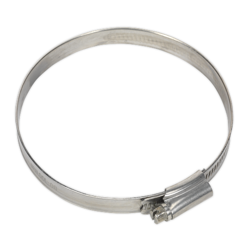 [SHCSS4] Sealey Stainless Steel Hose Clip 80-100mm - Pack of 5