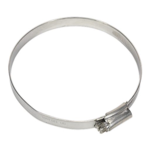[SHCSS4X] Sealey Stainless Steel Hose Clip 90-110mm - Pack of 5