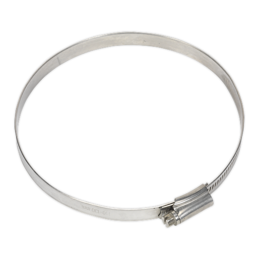 [SHCSS5] Sealey Stainless Steel Hose Clip 110-130mm - Pack of 5
