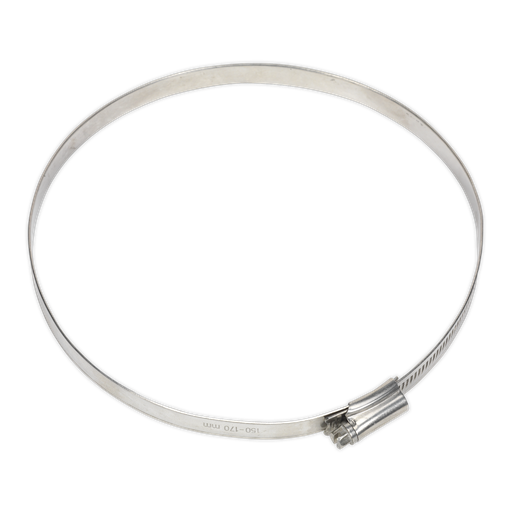 [SHCSS7] Sealey Stainless Steel Hose Clip 150-170mm - Pack of 5