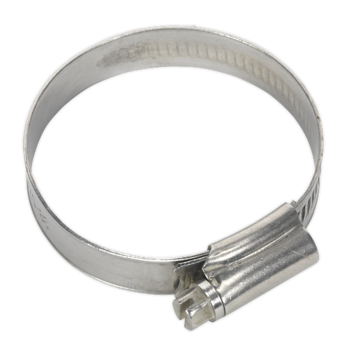 [SHCSSM] Sealey Stainless Steel Hose Clip 38-57mm - Pack of 10