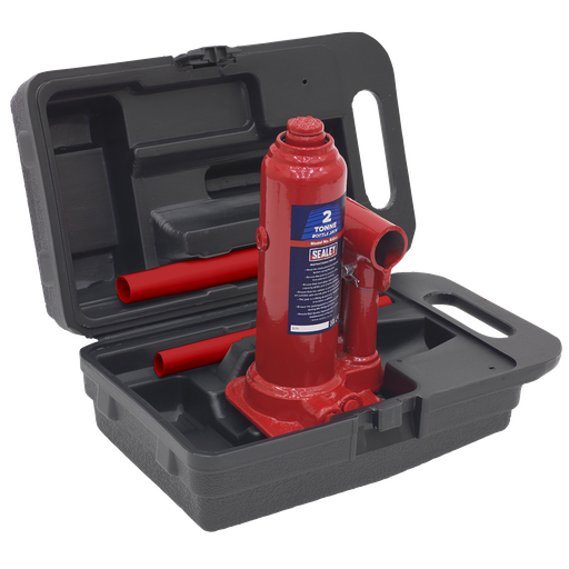 [SJ2BMC] Sealey Bottle Jack 2 Tonne with Storage Case