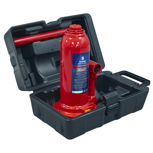 [SJ5BMC] Sealey Bottle Jack 5 Tonne with Storage Case