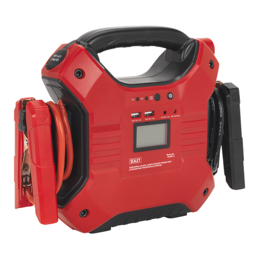 [SL32S] Sealey 12/24V Jump Starter Power Pack Lithium-ion Phosphate (LiFePo4) 1200/600 Peak Amps