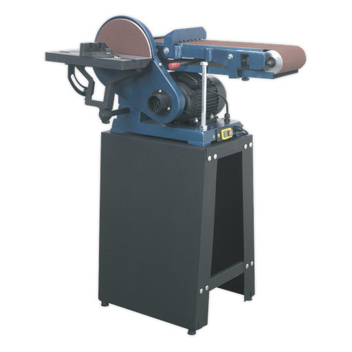 [SM15] Sealey Floor Standing 1220 x 150mm Belt/230mm Disc Sander
