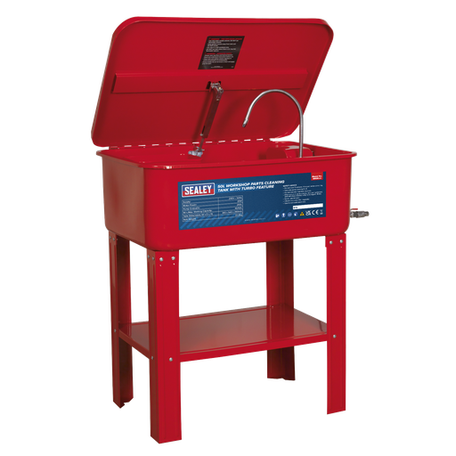 [SM20] Sealey Workshop Parts Washer with Turbo Feature 50L