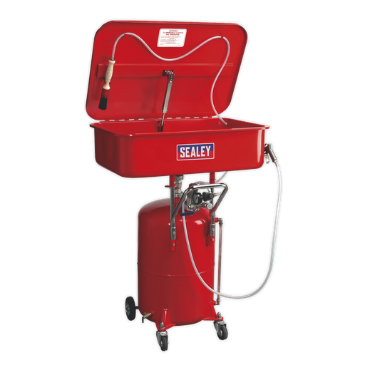 [SM224] Sealey Air Operated Mobile Parts Washer 50L with 65L Reservoir