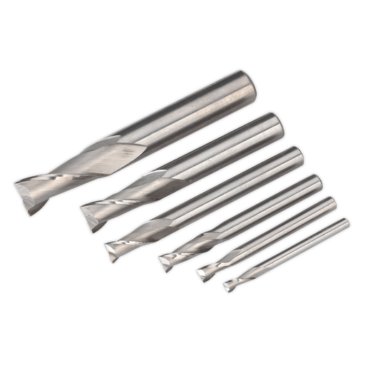 [SM2503EMSET] Sealey HSS End Mill Set MT2 3-10mm
